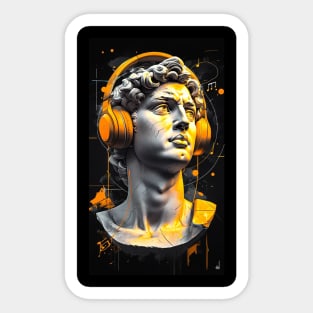 Ancient Beats: Timeless Listening Sticker